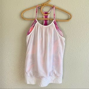 Ivivva Lululemon White Athletic Tank Top